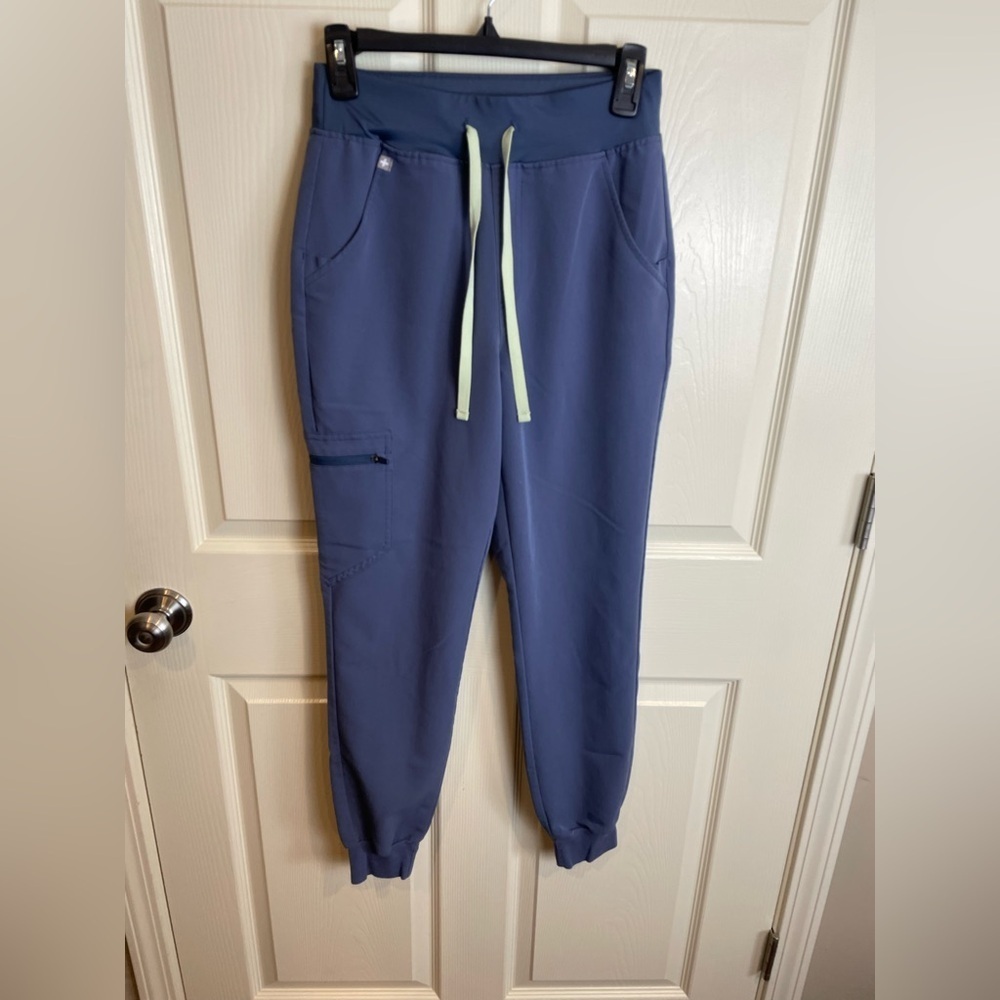 Figs technical collection Zamora Blue Jogger Pants with Drawstring XS